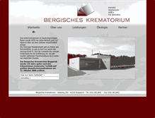 Tablet Screenshot of bergisches-krematorium.de